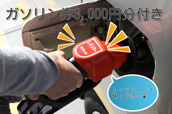 ガソリン券付きプランイメージ ガソリン券付きプランイメージ